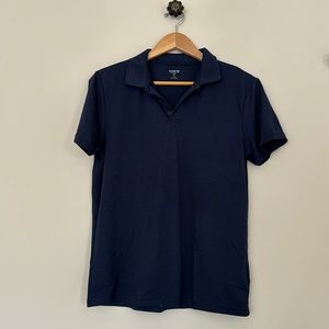 Old Navy Active Collared Polo Men's Size Small Go-Fresh in Navy Blue